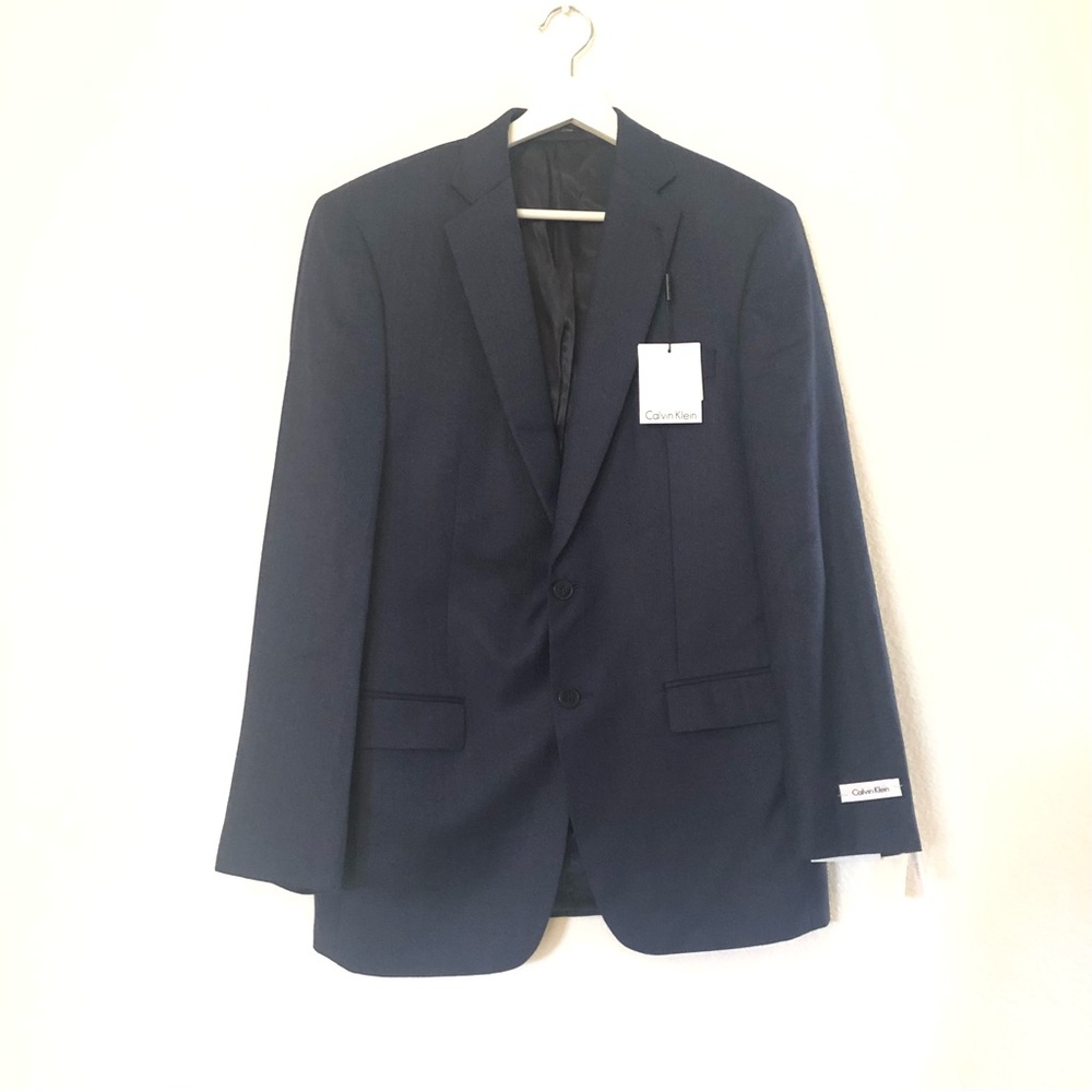 Calvin Klein Men’s sport Coat Blazer Navy Color Size 38 Brand new with tags